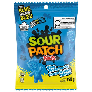 Maynards Sour Patch Kids Blue Raspberry Peg Top 12/150g
