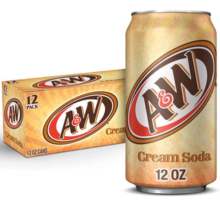 A&W Cream Soda 12/355ml
