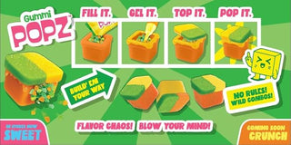Gummi Popz! Sour 12/52g