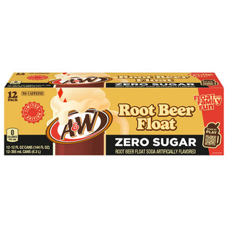 A&W Root Beer Float Zero 12/355ml