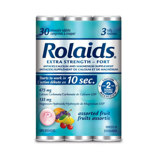 Rolaids extra strength fruit rolls 3-pack 12/10tab