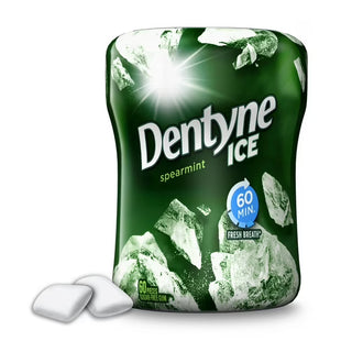 Dentyne Ice Spearmint bottles 6/60pc