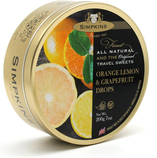 Simpkins Mixed Citrus Drops 6/200g (Copy)