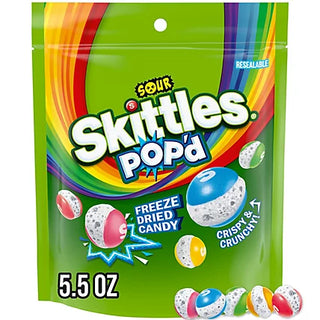 Skittles Pop'd Sour Share Size 8/155g