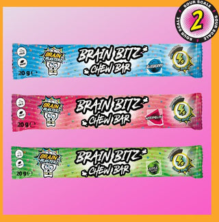 Brain Blasterz Sour Chew Bars 12/20g