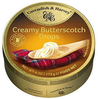 Cavendish Butterscotch Drops 9/175g - Mints -  - Tevan Enterprises - Canadian Wholesale Confections