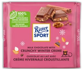 Ritter Sport Crunchy Creamy Winter 12/100g - Chocolate and Chocolate Bars -  - Tevan Enterprises - Canadian Wholesale Confections