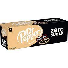 Dr Pepper Cream Soda Zero 12/355ml - Beverages -  - Tevan Enterprises - Canadian Wholesale Confections