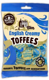 Walker's Assorted English Creamy Toffee Peg Bag 12/150g - Candy -  - Tevan Enterprises - Canadian Wholesale Confections