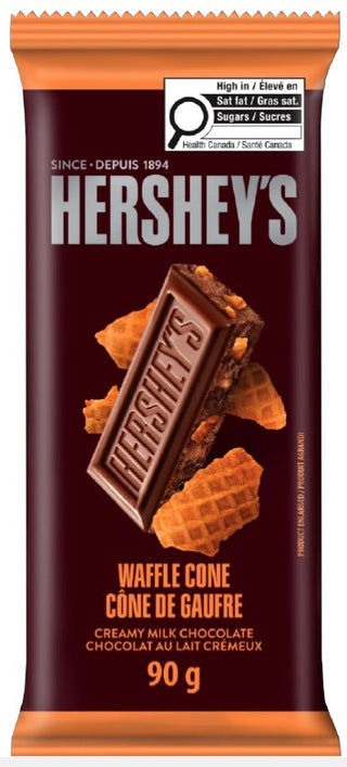 Hershey Milk Chocolate with Waffle Cone Family Bar 14/90g