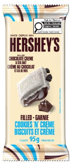 Hershey Cookies n Creme filled with Chocolate & Sea Salt 14/95g