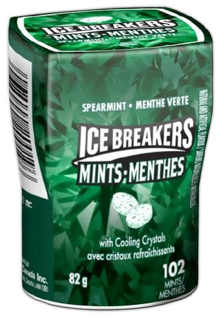 Ice Breakers Spearmint  4/82g - Mints -  - Tevan Enterprises - Canadian Wholesale Confections