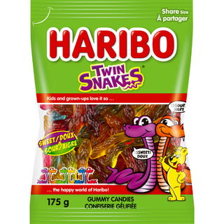 Haribo Twin Snakes 12/175g