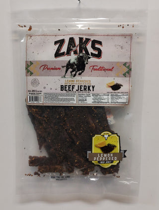 Zak's Premium Lemon Peppered strips 120g