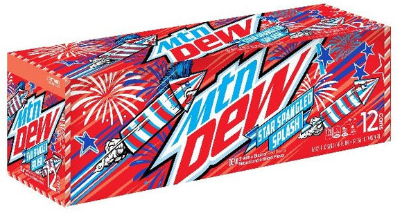 Mountain Dew Star Spangled Splash - Beverages - US Import - Tevan Enterprises - Canadian Wholesale Confections