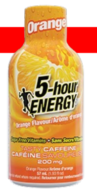 5 HR Energy Drink X-Strong Orange 12/57ml