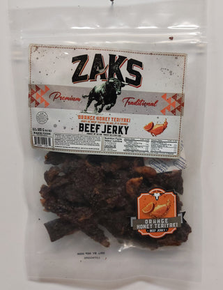 Zak's Premium Orange Honey Teriyaki strips 120g