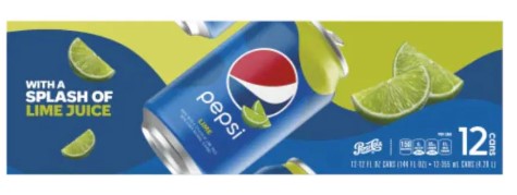 Pepsi Lime 12x355ml - Beverages - US Import - Tevan Enterprises - Canadian Wholesale Confections