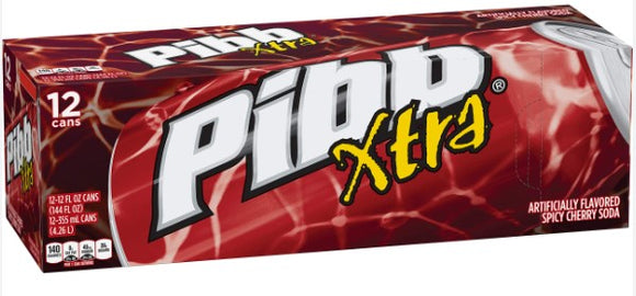 Pibb Xtra Spicy Cherry Soda 12/355ml