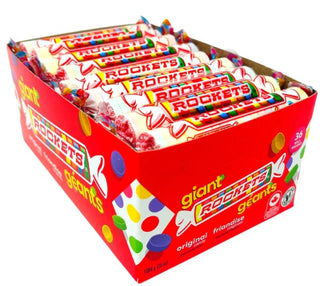 Rockets Giant Rolls 36/28g - Candy -  - Tevan Enterprises - Canadian Wholesale Confections