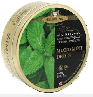 Simpkins Mixed Mint Drops 6/200g