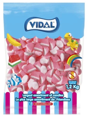 Vidal Strawberry Drops bulk candy 1.2kg - Bulk Candy -  - Tevan Enterprises - Canadian Wholesale Confections