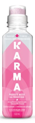 Karma Water Strawberry Lemonade Probiotic 12/532mL - Beverages -  - Tevan Enterprises - Canadian Wholesale Confections