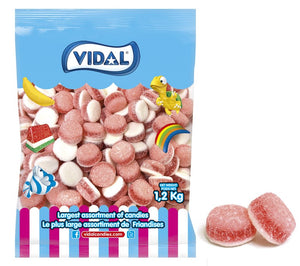 Vidal Strawberry Sweet Cakes bulk candy 1.2kg - Bulk Candy -  - Tevan Enterprises - Canadian Wholesale Confections