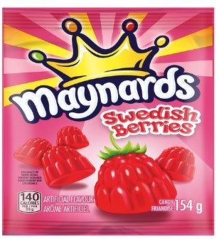 Maynards Swedish Berries Peg Top 12/154g - Candy -  - Tevan Enterprises - Canadian Wholesale Confections