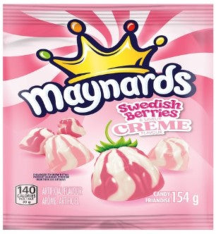 Maynards Swedish Berries & Creme Peg Top 12/154g - Candy -  - Tevan Enterprises - Canadian Wholesale Confections