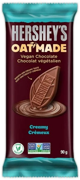 Hershey Oat Made Vegan Bar - Creamy Chocolate 14/90g - Chocolate and Chocolate Bars -  - Tevan Enterprises - Canadian Wholesale Confections