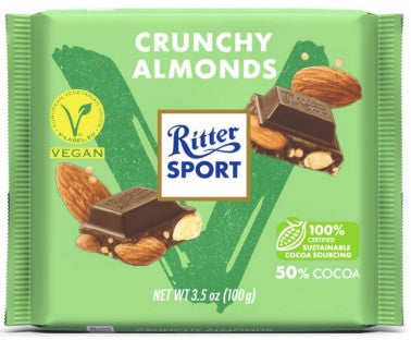 Ritter Sport Vegan Crunchy Almonds 10/100g