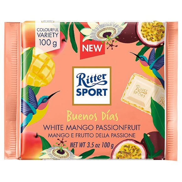 Ritter Sport White Mango Passionfruit 12/100g