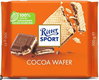 Ritter Sport Cocoa Wafer 10/100g - Chocolate and Chocolate Bars -  - Tevan Enterprises - Canadian Wholesale Confections