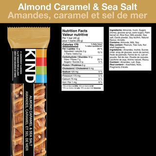 Kind Bar Caramel Almond Sea Salt 12/40g