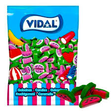 Vidal Watermelon Bites bulk candy 1.2kg