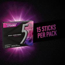 5 Gum Evolution (Sour & Sweet Berry) 10/15pc