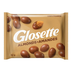 Glosette Almonds 18/42g - Chocolate and Chocolate Bars - Hershey's - Tevan Enterprises - Canadian Wholesale Confections