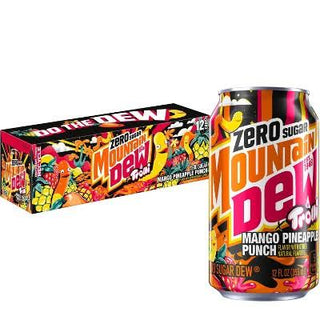 Mountain Dew Trolli Mango Pineapple Zero 12/355ml