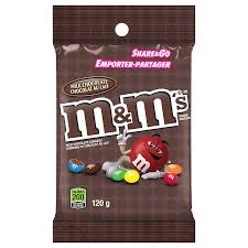 M&M's Milk Chocolate Peg Top 24/100g - Chocolate and Chocolate Bars -  - Tevan Enterprises - Canadian Wholesale Confections