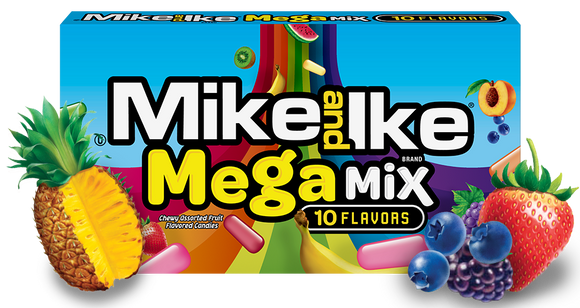 Mike & Ike Mega Mix Theatre Box 12/120g