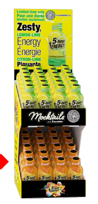 5 HR Energy Drink Mixed X-Strong Lemon Lime/Orange PPK 48ct