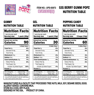 Gummi Popz! Sweet 12/52g