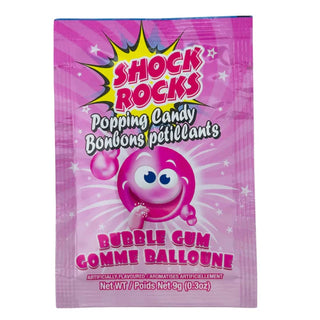 Shock Rocks Popping Candy - Bubblegum 24/9g