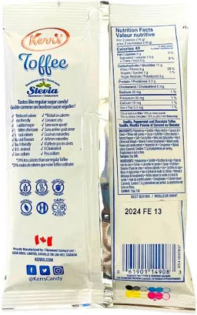 Kerr Light Assorted Toffee (sugar free) 12/90g - Candy -  - Tevan Enterprises - Canadian Wholesale Confections