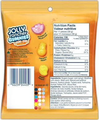 Jolly Rancher Gummies Sour Tropical 10/182g