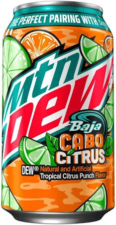 Mountain Dew Cabo Citrus 12/355ml