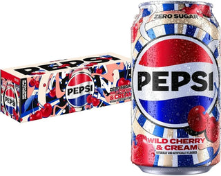 Pepsi Wild Cherry & Cream Zero 12/355ml