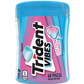 Trident Vibes Cotton Candy bottles 6/40ct