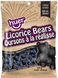 Huer Licorice Bears 120g bag, Candy, Huer, [variant_title] - Tevan Enterprises
